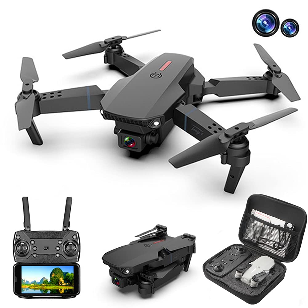 E88 Hd 1000 M Long Distance Professional Mini Drone With 4k Dual Camera And Gps Drones 