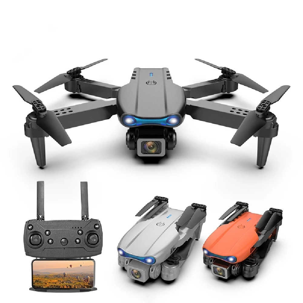 E99 Cheap Drone 4k Suitcase Quadrocopter Fpv Mini Drone With Dual Cameras Foldable Rc Dron Smart Follow Me Wide Angle 